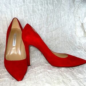 Diane Von Furstenberg Scarlet Heels